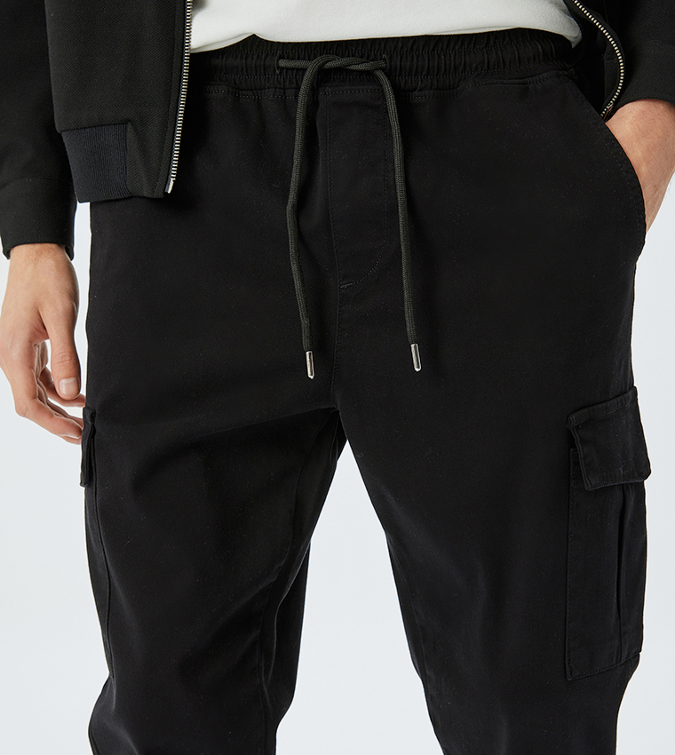 Mid Rise Cargo Trousers