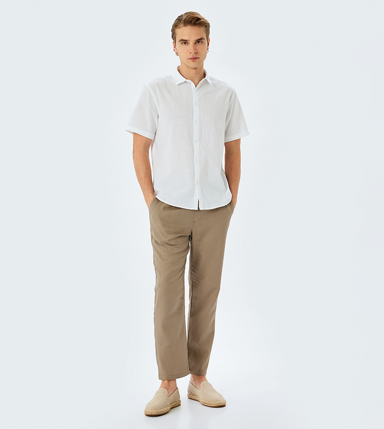 Solid Short Sleeves Shirt
