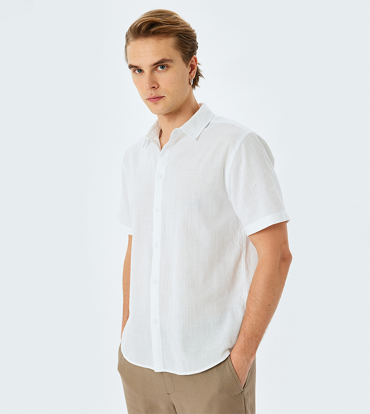 Solid Short Sleeves Shirt