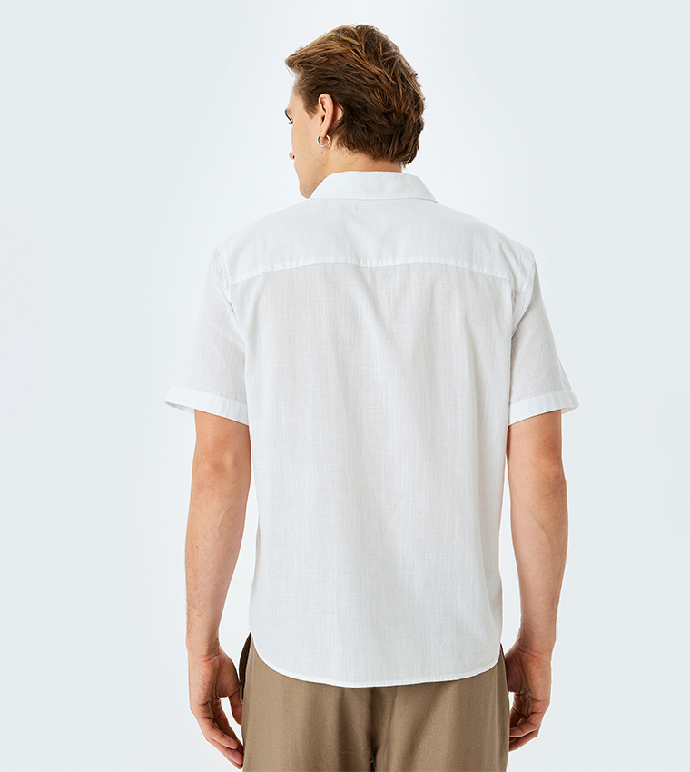 Solid Short Sleeves Shirt