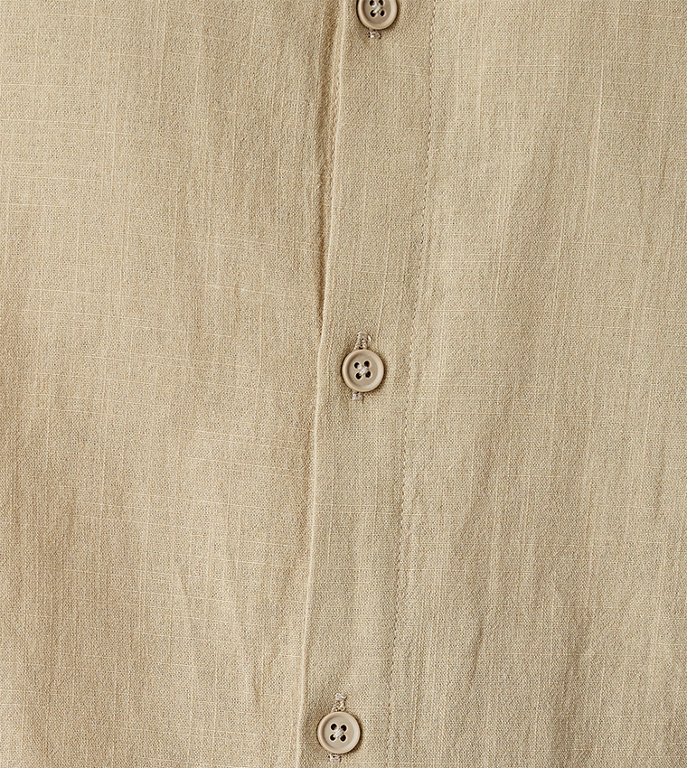 Solid Short Sleeves Shirt