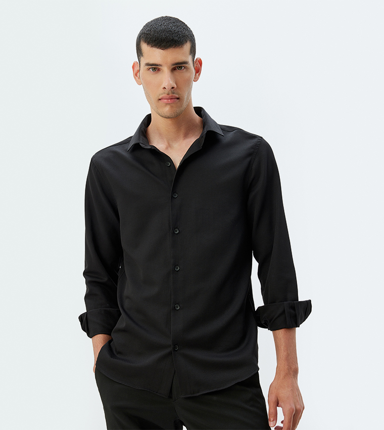 Solid Classic Collar Shirt