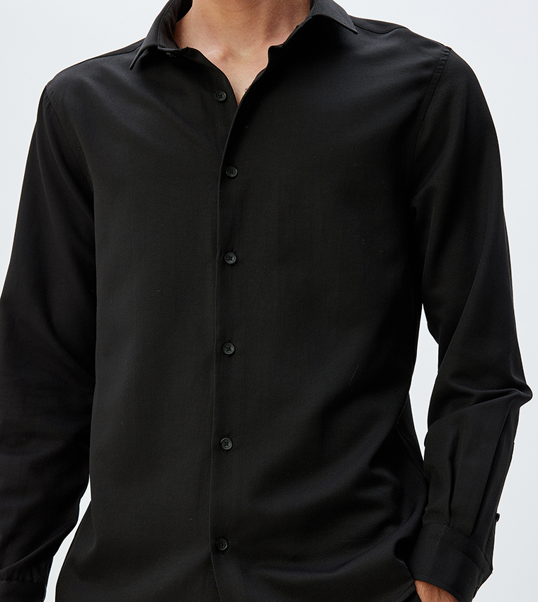 Solid Classic Collar Shirt
