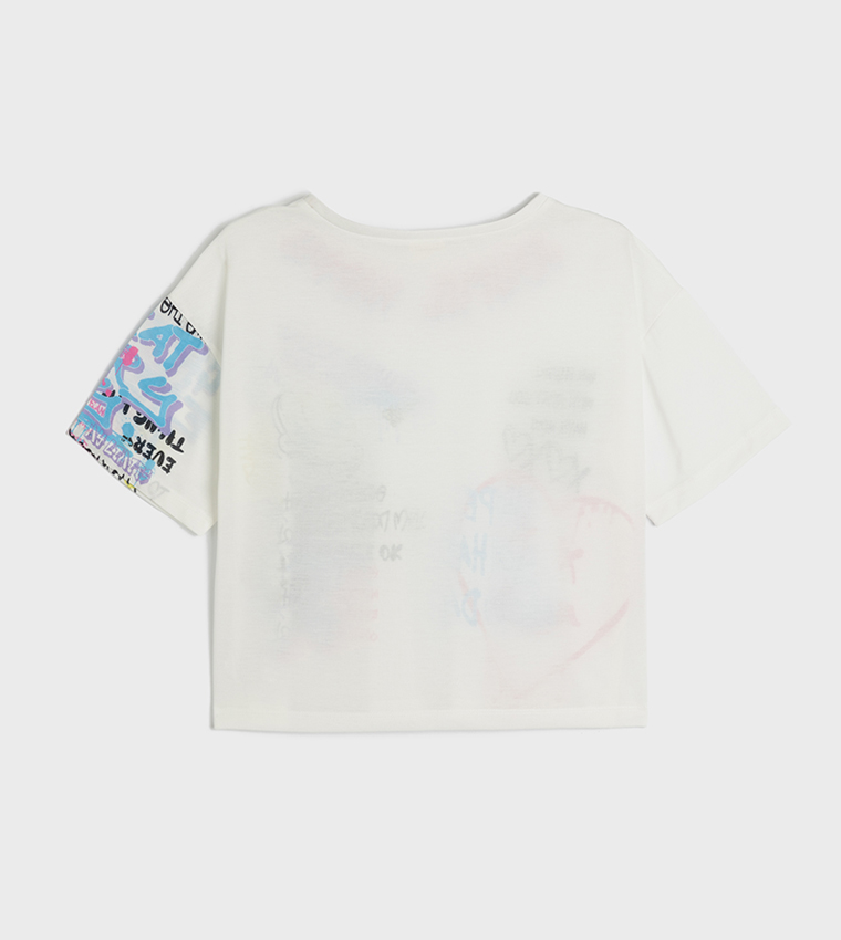 Printed Crew Neck T-Shirt
