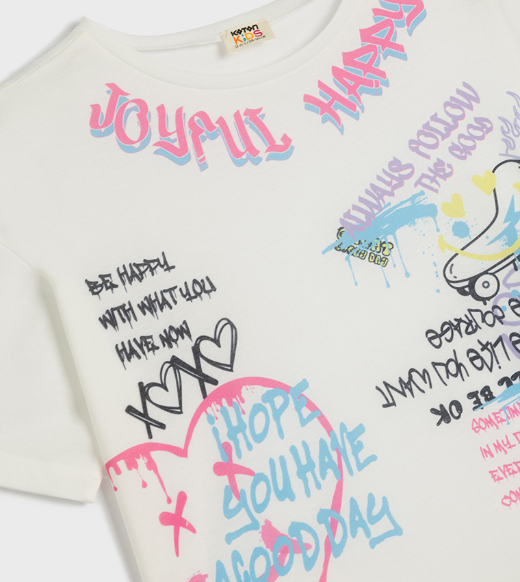 Printed Crew Neck T-Shirt