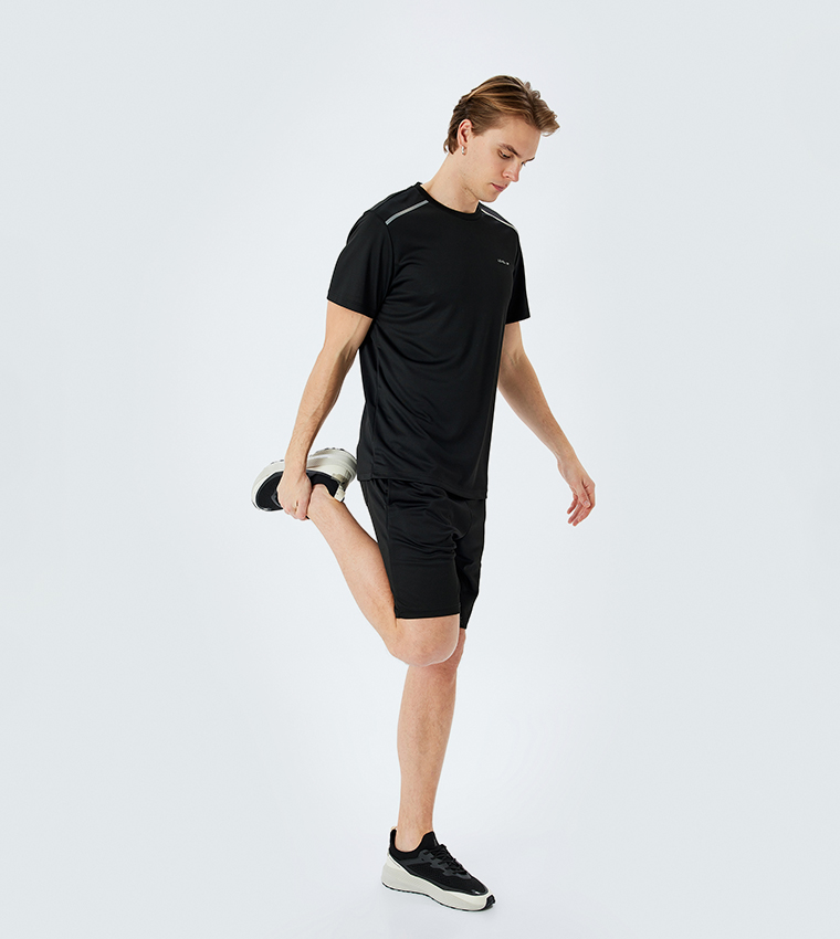 Solid Short Sleeves Active T-Shirt