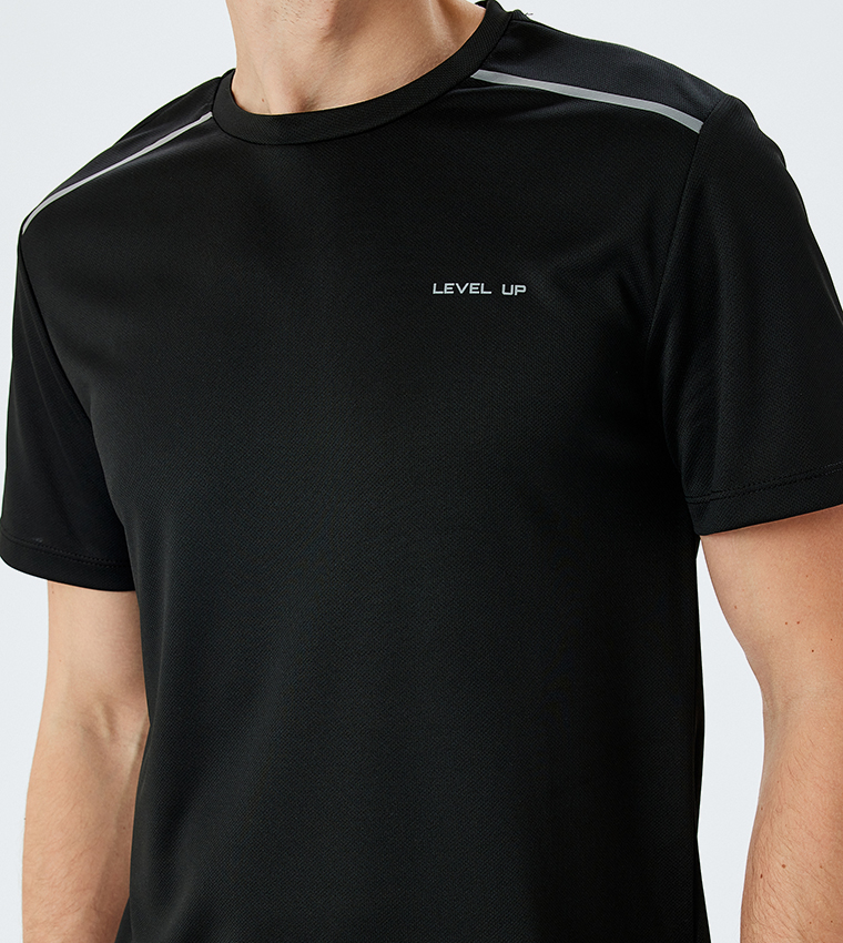 Solid Short Sleeves Active T-Shirt