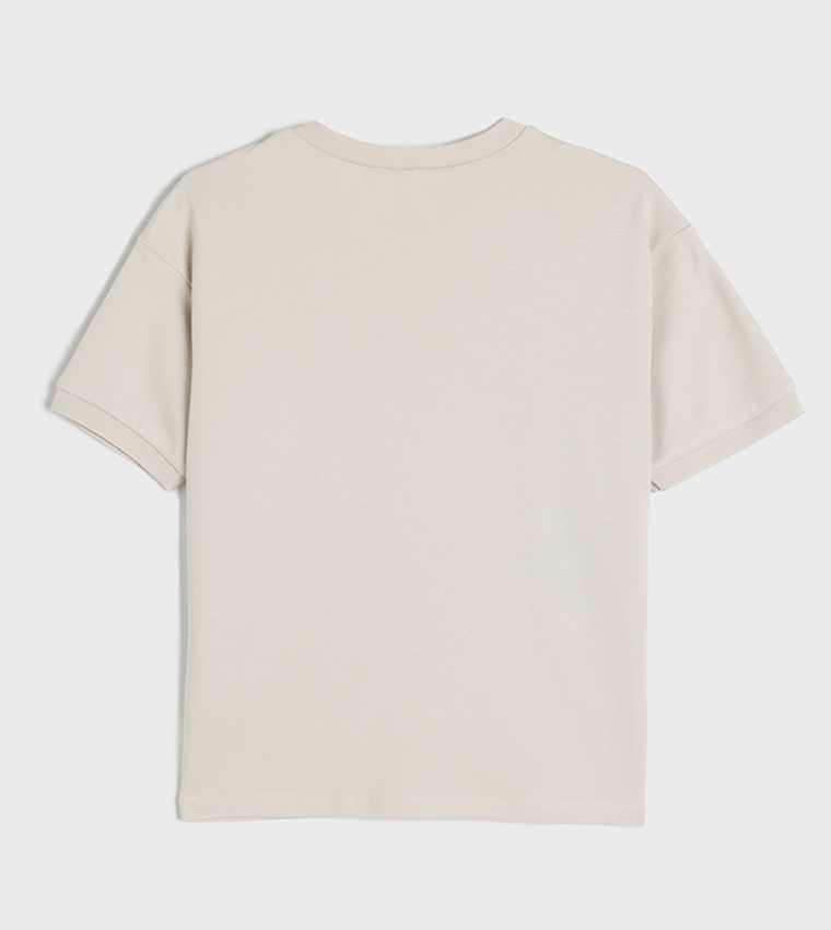 Solid Crew Neck T-Shirt