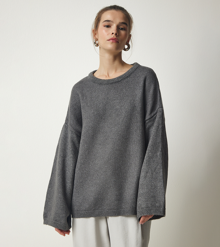 Oversized grey clearance sweaters