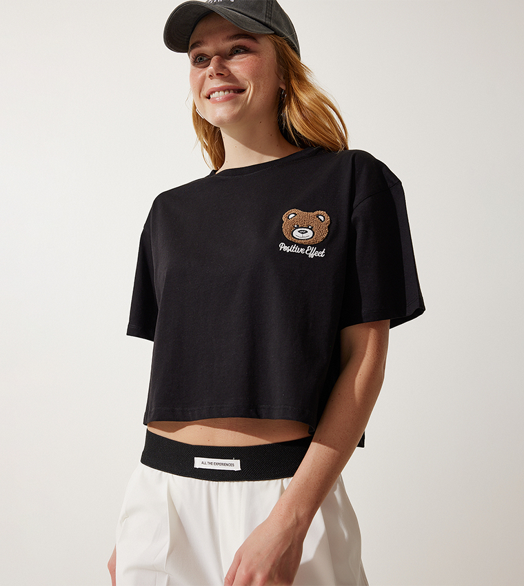 Teddy Crest Embroidered T-Shirt