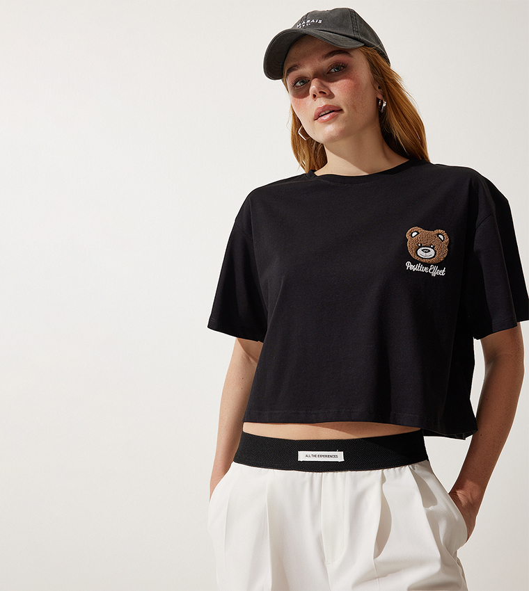 Teddy Crest Embroidered T-Shirt