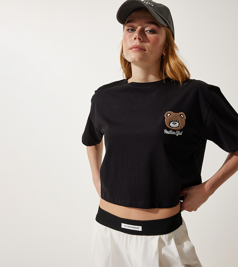Teddy Crest Embroidered T-Shirt
