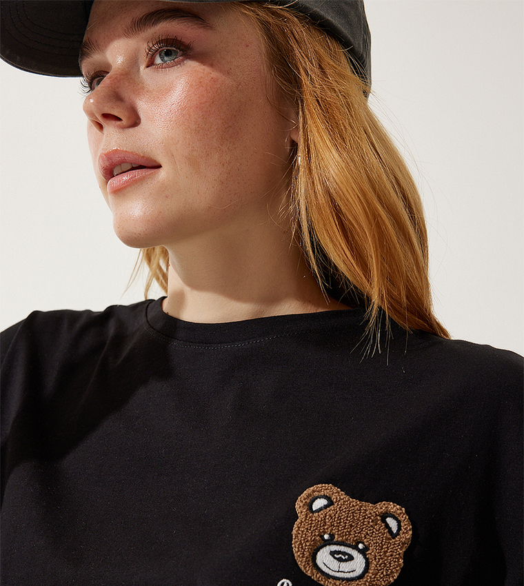 Teddy Crest Embroidered T-Shirt