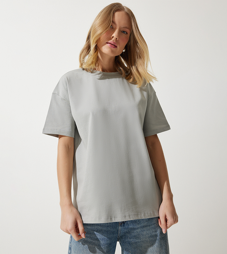 Solid Relaxed Fit T-Shirt