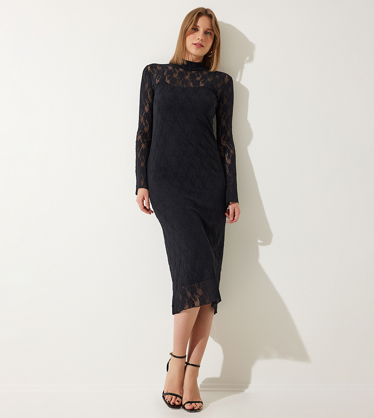 long sleeve midi dress amazon PRETTYGARDEN Womens Swing A Line Dress Elegant Pom Pom Long Sleeve V Neck Midi Flowy Dress (Army Green,Small) at Amazon Women's Clothing store