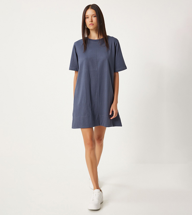 Light grey shift dress best sale