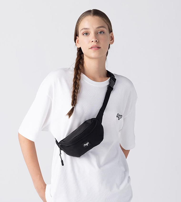 Badge Detail Mini Waist Bag