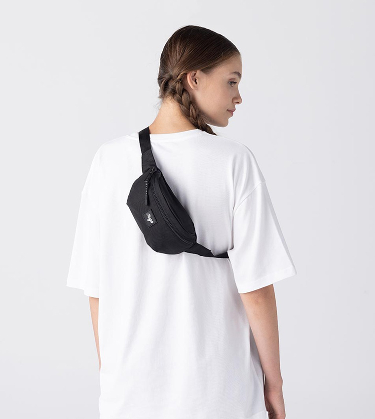 Badge Detail Mini Waist Bag