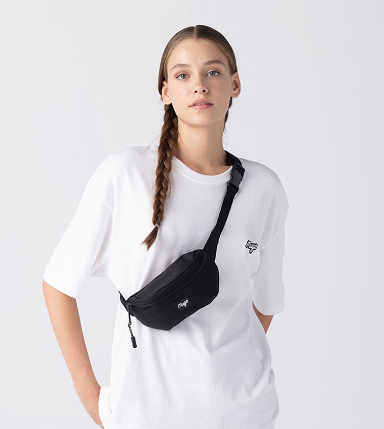 Badge Detail Mini Waist Bag