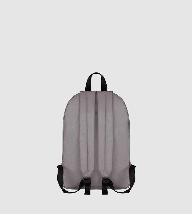Badge Detail Zippered Backpack