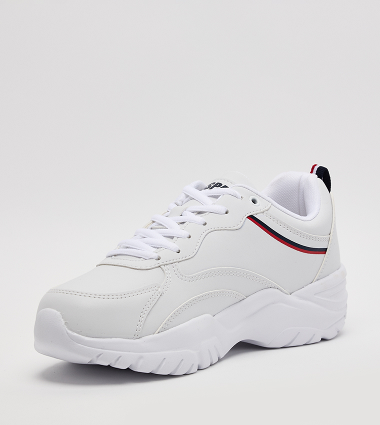 TRACEY Textured Low-Top Sneakers