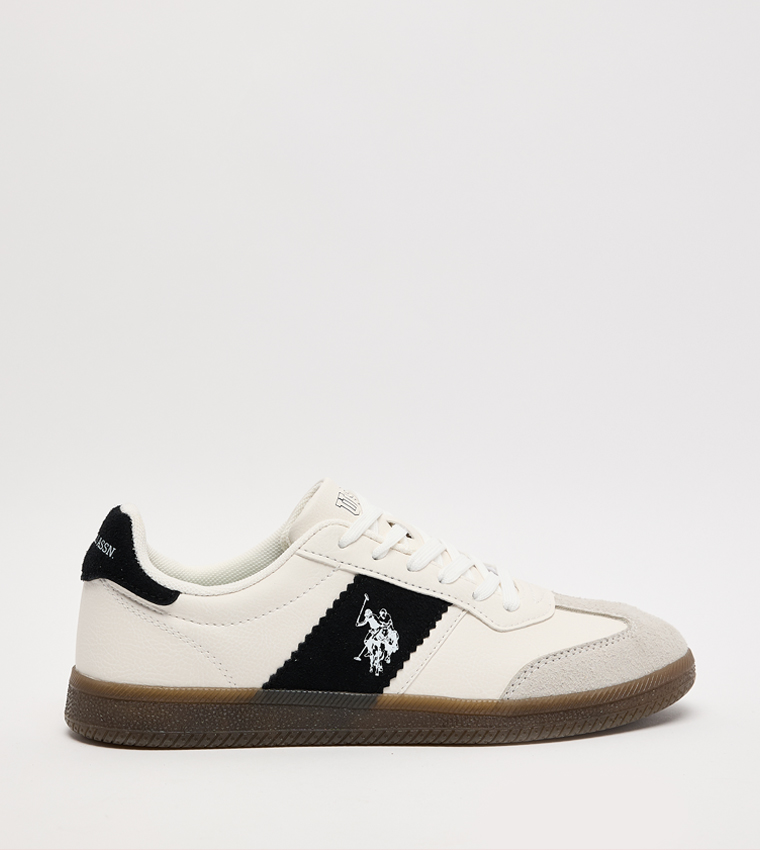 SANDRA Color Block Low-Top Sneakers