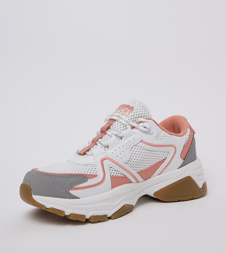 BLANCA Color Block Low-Top Sneakers