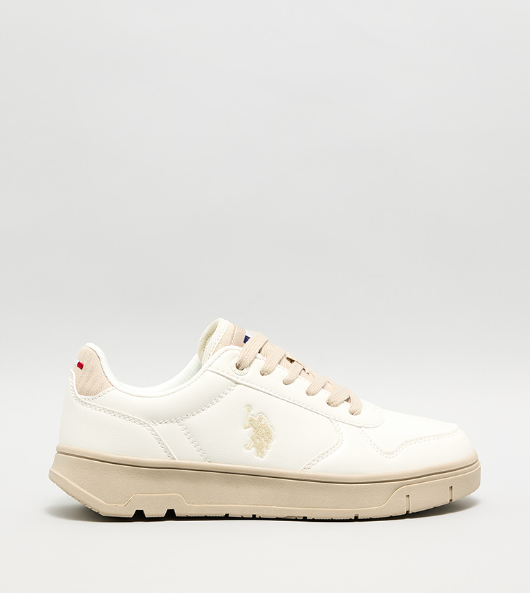 SONA Textured Low-Top Sneakers
