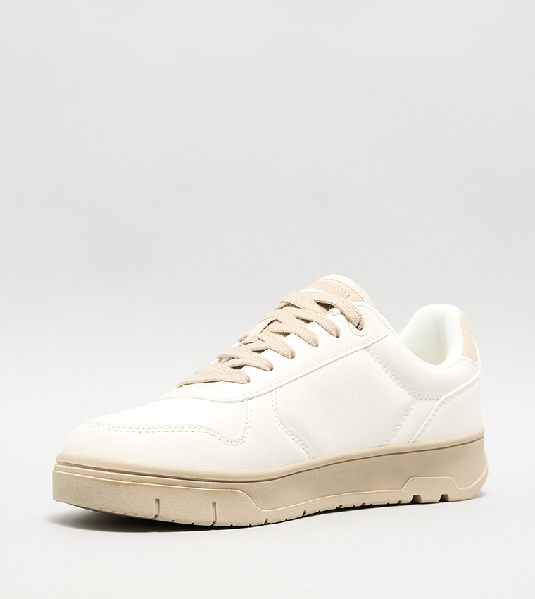 SONA Textured Low-Top Sneakers