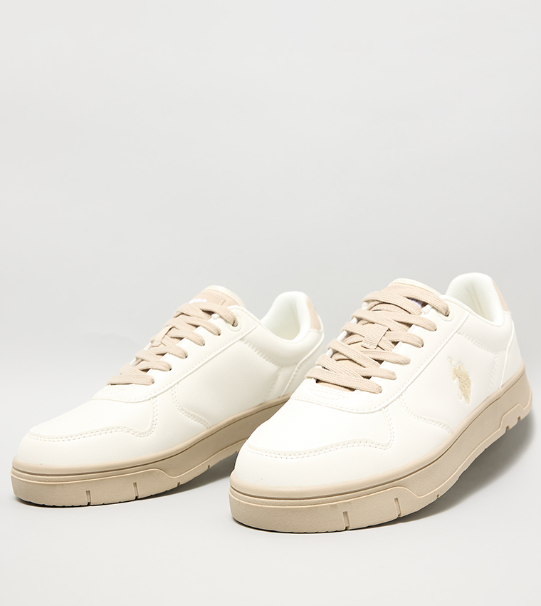 SONA Textured Low-Top Sneakers