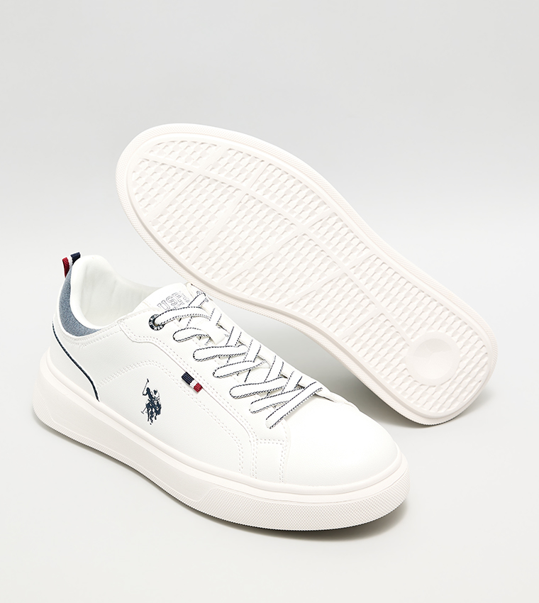 NATEN Textured Low-Top Sneakers
