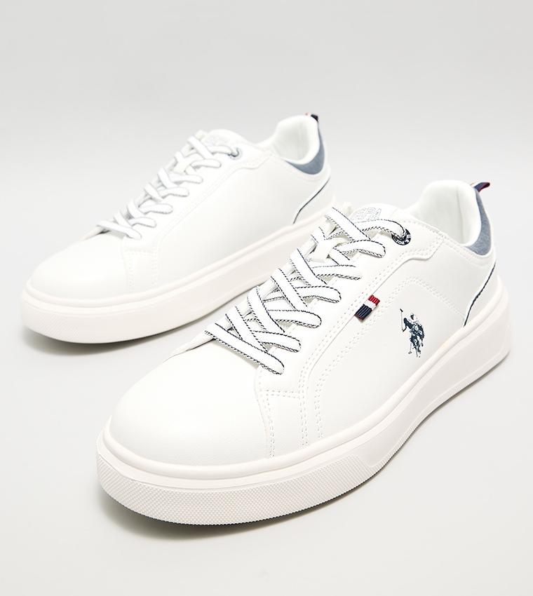NATEN Textured Low-Top Sneakers
