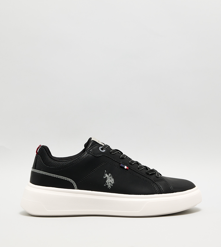 NATEN Textured Low-Top Sneakers