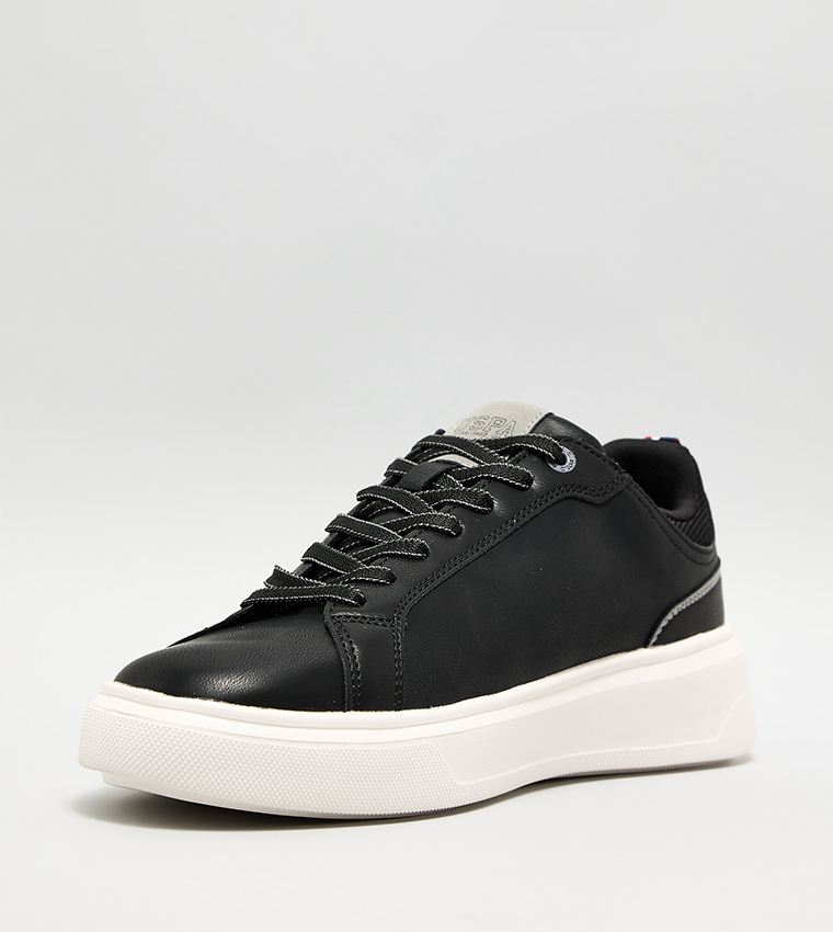 NATEN Textured Low-Top Sneakers