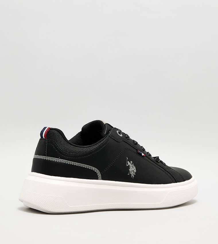 NATEN Textured Low-Top Sneakers