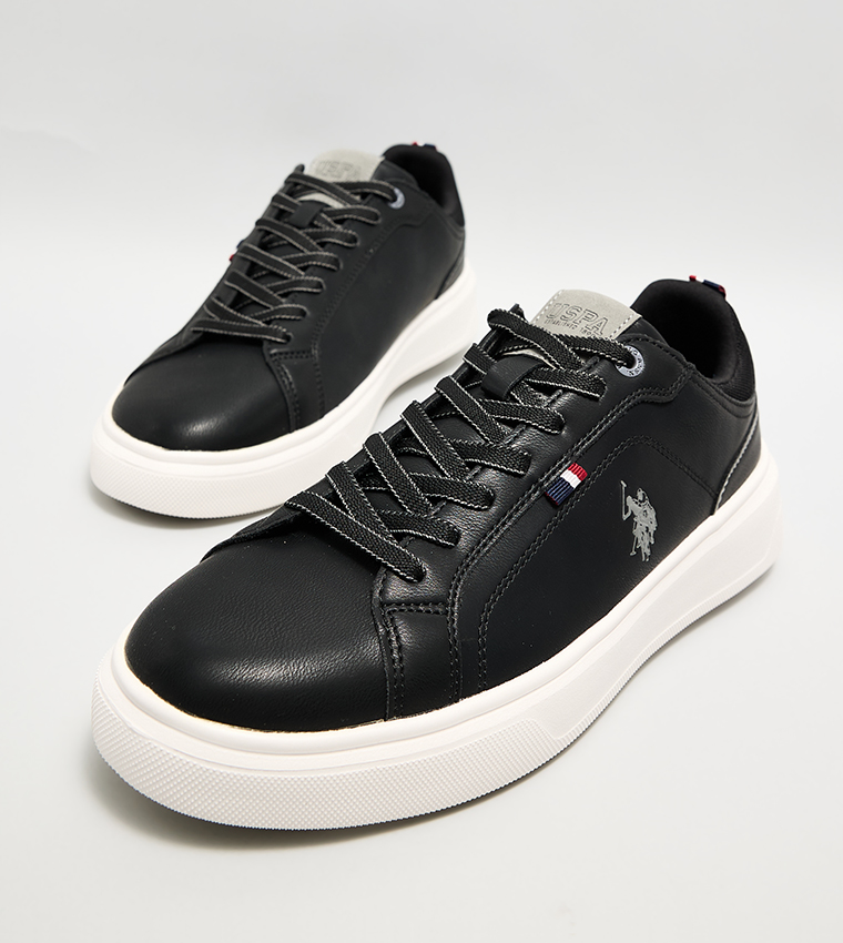 NATEN Textured Low-Top Sneakers