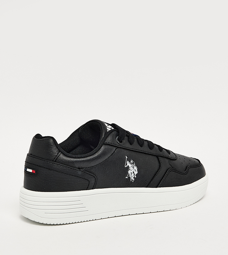 COSTER Logo Printed Low Top Lace Up Sneakers