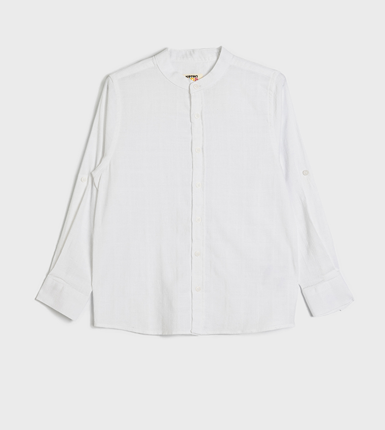 Striped Long Sleeves Cotton Shirt