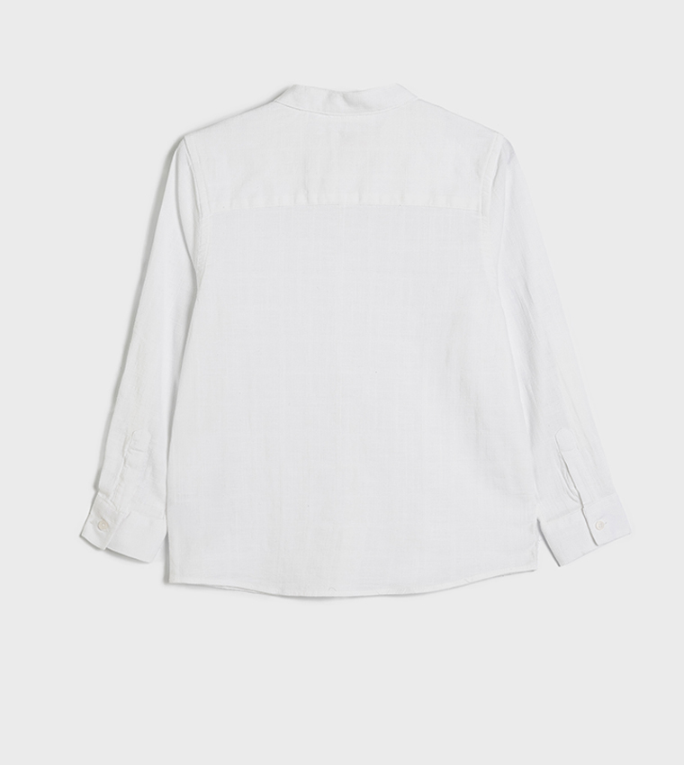 Striped Long Sleeves Cotton Shirt
