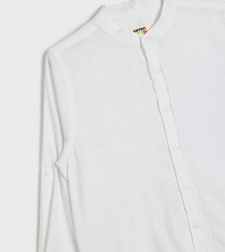 Striped Long Sleeves Cotton Shirt