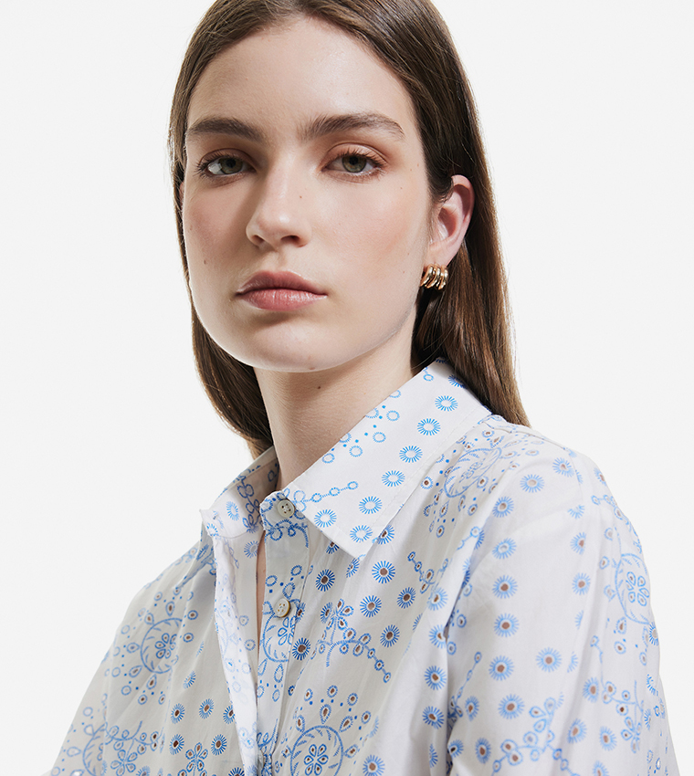 Patterned Long Sleeves Shirt