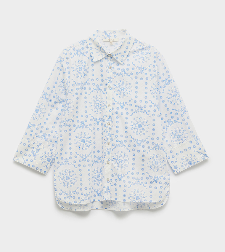 Patterned Long Sleeves Shirt