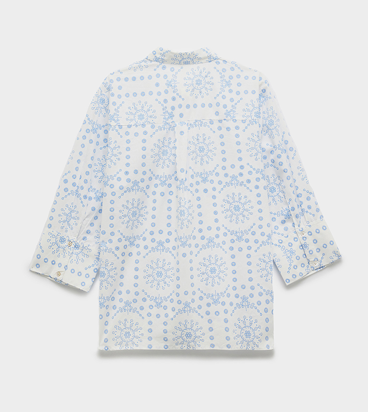 Patterned Long Sleeves Shirt