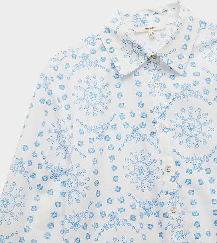 Patterned Long Sleeves Shirt