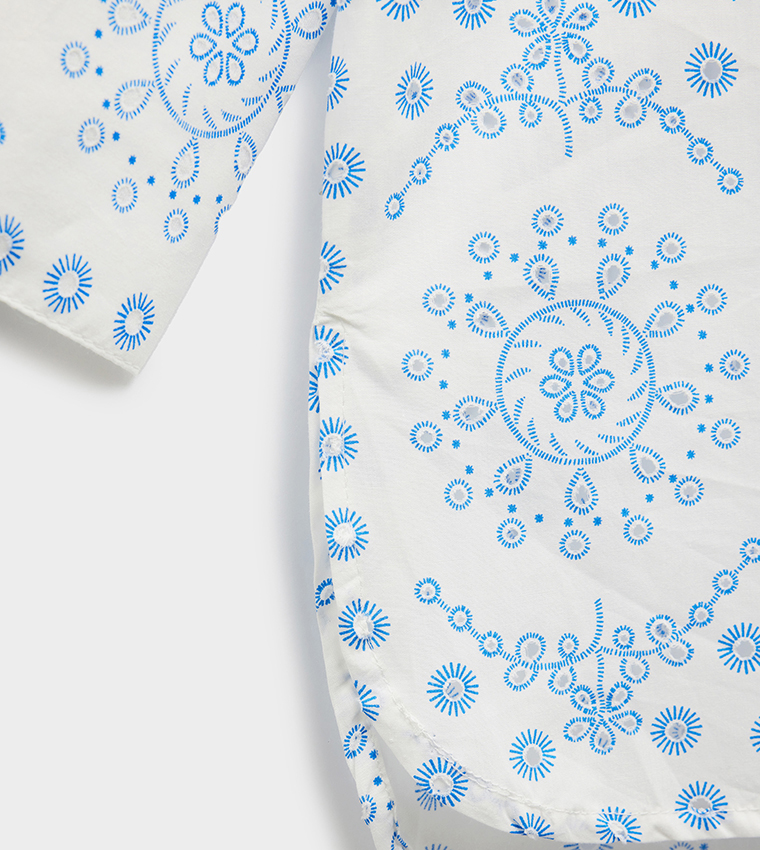 Patterned Long Sleeves Shirt