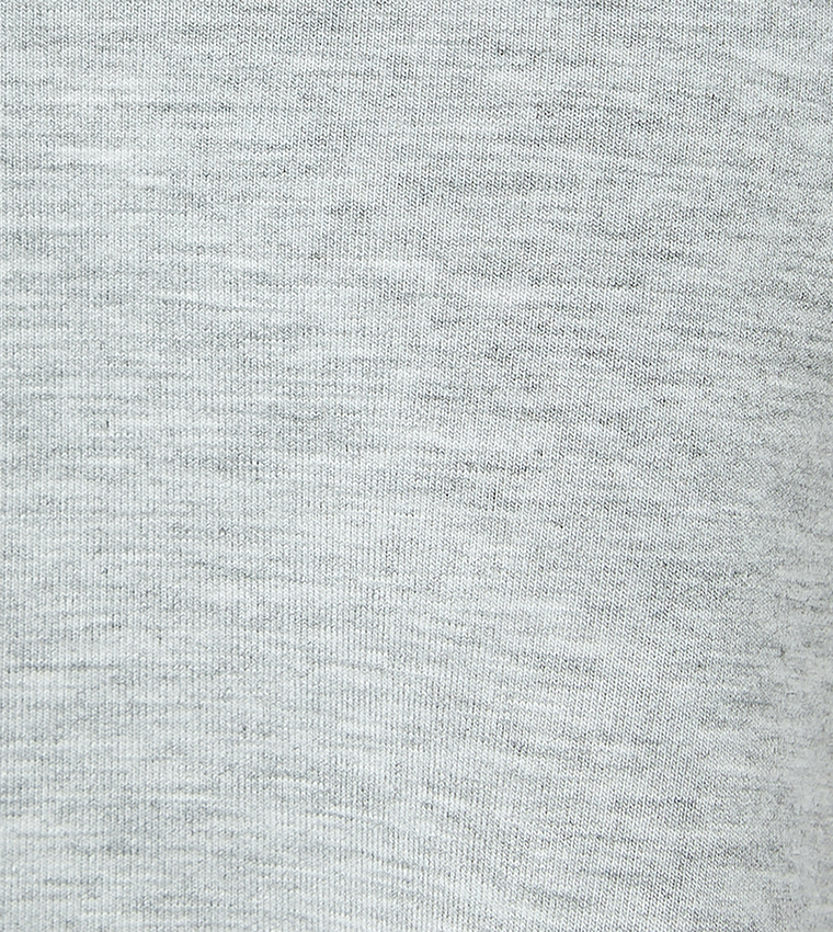 Textured Short Sleeves Crop Polo T-Shirt