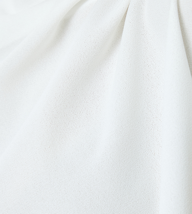 Ruched Cap Sleeves Top