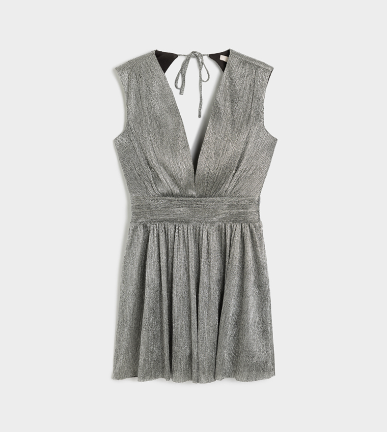 Shimmer Sleevesless Mini Dress