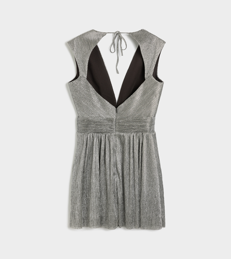 Shimmer Sleevesless Mini Dress