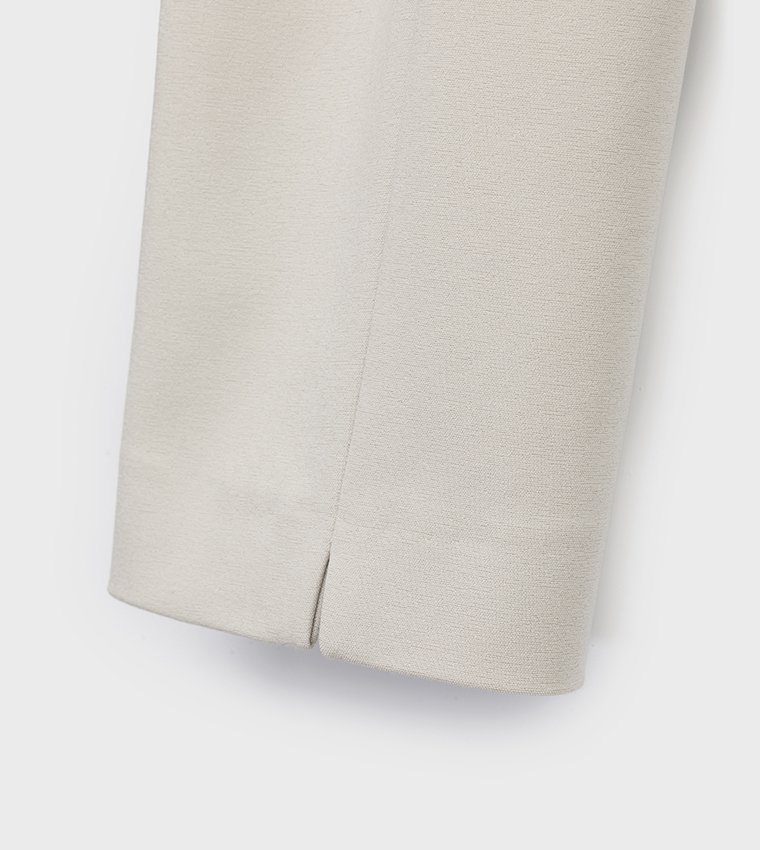 High Waist Cigarette Fit Trousers